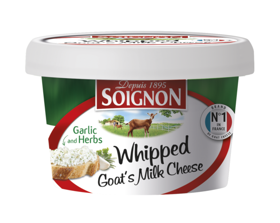 Whipped Goat cheese Garlic & Herbs, 4.94oz